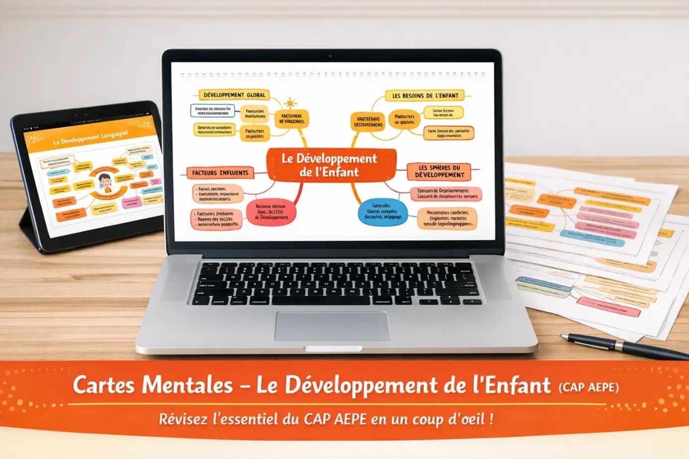 Cartes mentales : Le développement de l'enfant